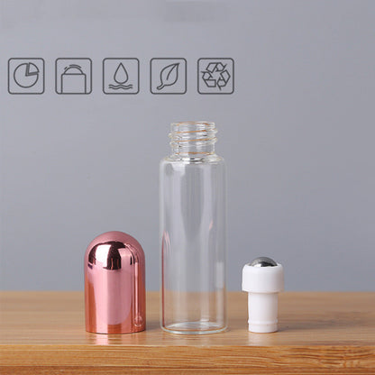 Rose Gold Essential Oil Perfume Sample Roll-Up Bottle