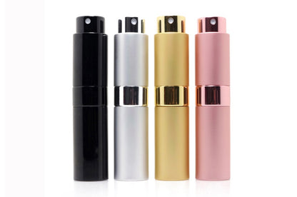 Atomizador de Perfume Recarregável 8ml - Spray de Viagem Premium