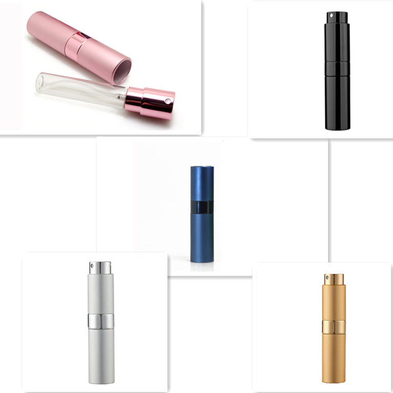 Atomizador de Perfume Recarregável 8ml - Spray de Viagem Premium