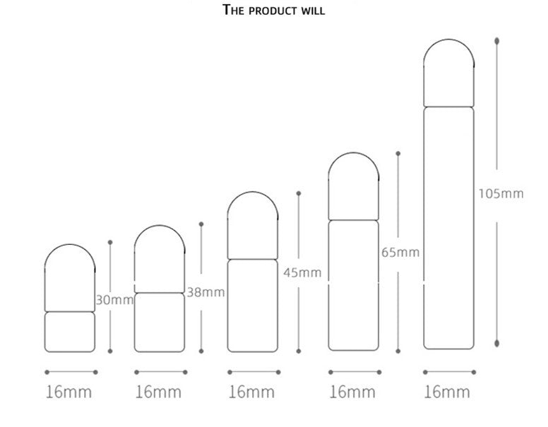 Rose Gold Essential Oil Perfume Sample Roll-Up Bottle