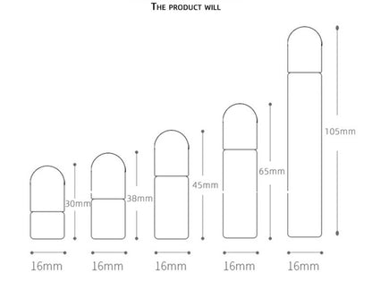 Rose Gold Essential Oil Perfume Sample Roll-Up Bottle